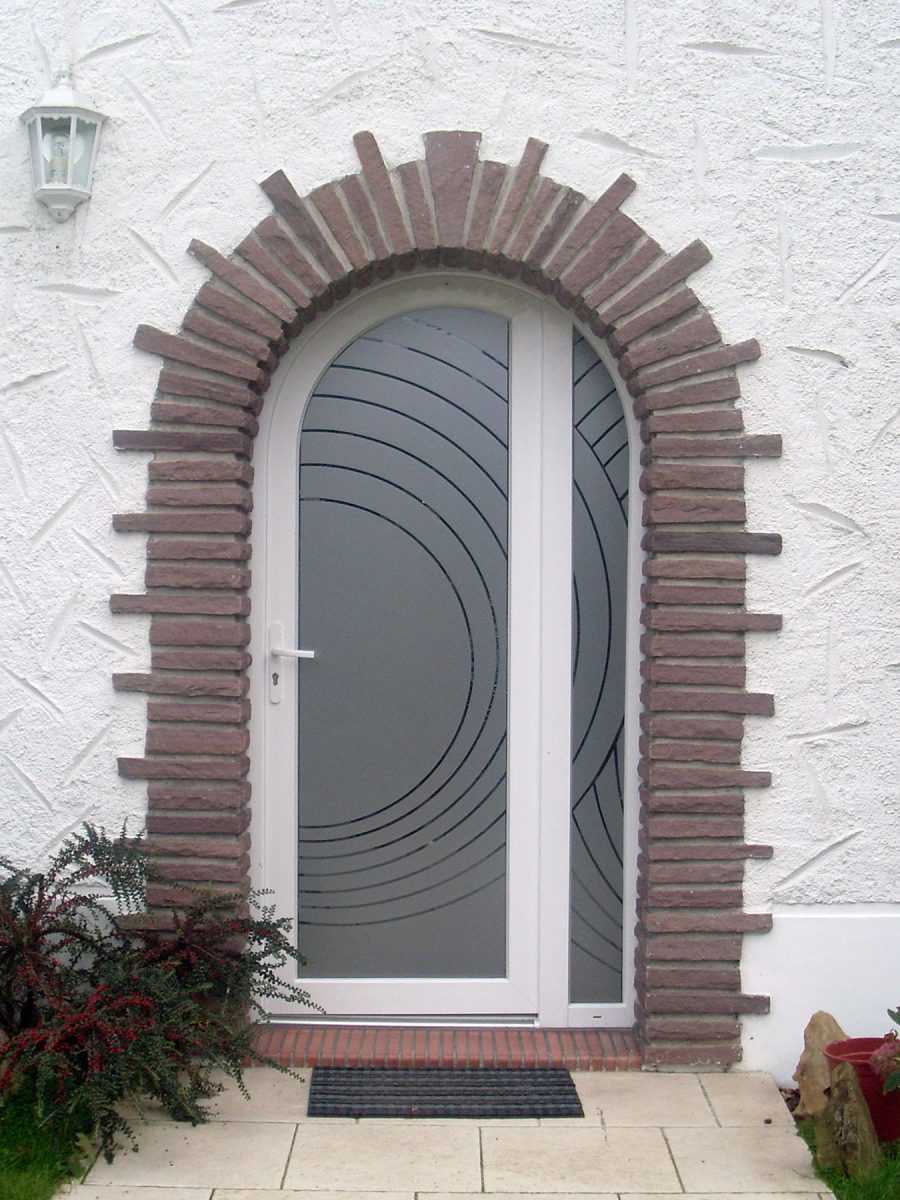 Porte d'entrée sur mesure